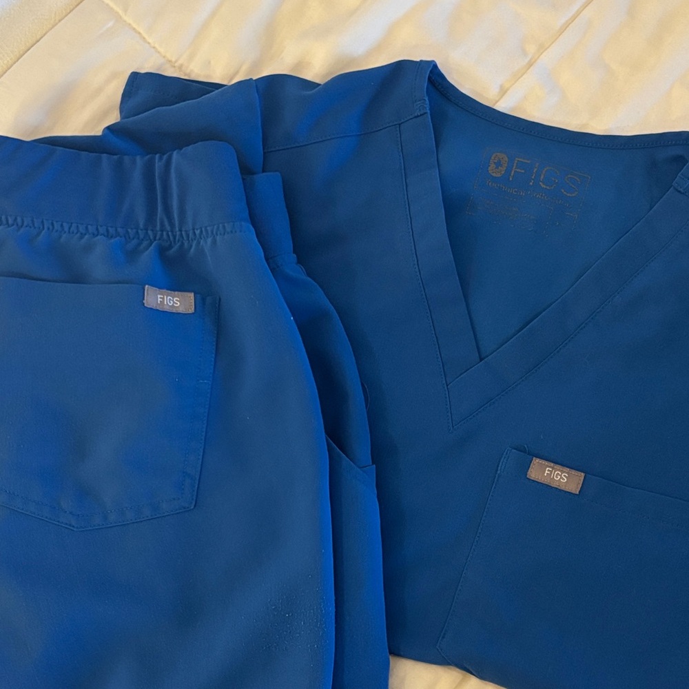 Figs Royal Blue Scrub